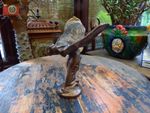 STUNNING LARGE SPIRIT OF ECSTACY SCULPTURE Brass/Bronze. Hand Made. 21cm Tall