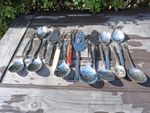 Vintage Cutlery  Joblot Period Cafe Extra Large Salad Spoons