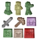 Minecraft Cookie Cutters + insert - approx. 8cm