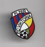Viktoria Plzen ( Czech Republic ) - lapel badge butterfly fitting