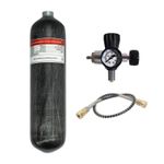 TUXING 300Bar Pcp Air Tank 3L Carbon Fiber HPA Tank with Filling Station M18*1.5
