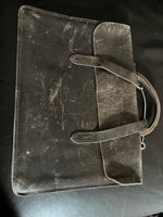 Vintage Mid-Brown Leather Sheet Music Case Traditional Satchel Bag Laptop iPad