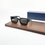 Louis Vuitton LV Z3154W Matte Black Frame Black Lens Sunglasses New w/ Box
