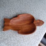 Kauai Wood Turtle Bowl trinket dish solid wood 