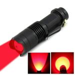 Red Beam Light LED 670nm Red Flashlight Against Deteriorating Eyesight Torch