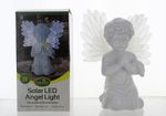GardenKraft Memorial Solar LED Angel Light  Bright White LED - Fibre Optic Wings