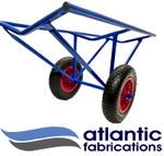 INDUSTRIAL CARPET BARROW ON PNEUMATIC TYRES / CARPET TROLLEY 1000mm 200kg