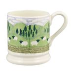 Emma Bridgewater Pottery Mountain Sheep 1/2 Pint Mug New First Quality Farming