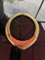PRE-OWNED VINTAGE GIVENCHY GOLD TONE OMEGA TORQUE COLLAR WOMEN NECKLACE