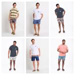 Wholesale Job Lot of 10 Men's Brakeburn Branded Mixed Boardshorts & Swim Shorts