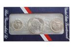 Pre-Owned United States Bicentennial Silver Unciculated 3 Coin Set 19776-1976