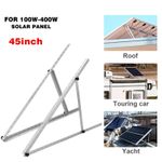 45 in Adjustable Solar Panel Upgrade Tilt Mount Brackets Shed Boat Ground Mount