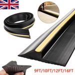 9/16FT Garage Door Floor Threshold Weather Heavy Duty Rubber Draught Excluder UK