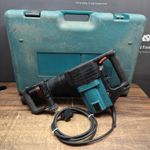 Makita HM1202C 240V SDS Max Demolition Hammer Breaker Case Side Handle Working