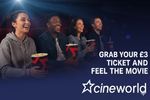 4 X £3 CINEWORLD CINEMA TICKETS INSTANT SHIPPING 2 MINS VALID THIS WEEKEND ONLY!