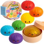 RMS Crazy Fun Mystery Squishy Dumpling 2 or 4 Pack Golden Stuffed Edition 10cm