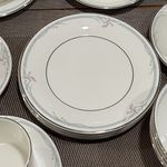 Royal Doulton Carnation Fine Bone China side plates Pottery Tea Set 4 Pieces 