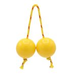 1 Pair Sand Egg Asalato African Shakers Rhythm Fingertip Abs Sand Ball for Kasha