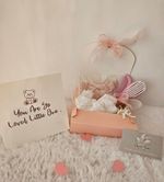 Personalised Baby Girl Gift Set For Baby Shower, Christening,  New Baby 