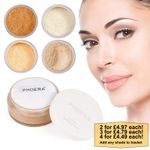 Phoera No Filter Setting Powder - Lightweight Foundation Makeup with Applicator