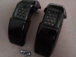 TRIUMPH GENUINE  BOBBER  BLACK  AIR BOX INTAKE END COVERS