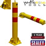 Sealey Folding Bollard 900mm Steel Heavy Duty Privacy Security Parking Prevent