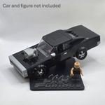 Fast and Furious Themed display stand to fit LEGO F&F Dodge Charger R/T - 76912