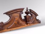 Antique French Ornate Furniture Pediment Architectural Crown Cornice