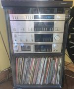 Vintage Pioneer tower stereo perfect  condition With Turntable Extr Rare