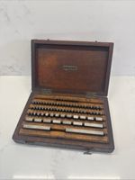 Vintage  PVE Slip guage Early 1900’s  Block Set 69Pc 3 short In Original Case