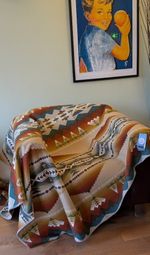 Pendleton Solstice Canyon Jacquard Blanket 64x80 Beaver State | New-Made in USA