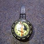 Oceanic Vintage Watch-Style Wrist Mount Scuba Dive Compass with Strap