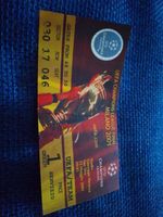 Rare 2001 Champions League Final Ticket FC BAYERN Munich  VALENCIA CF 23/5/2001