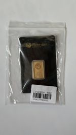 The Perth Mint Gold Bar 10g 999.9% Pure Gold Sealed In Black Card
