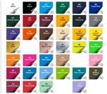 Heat Transfer Vinyl HTV Vinyl - Plain Iron on Heat Press T-shirt Textile