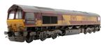 Bachmann OO Gauge 32-725X EWS Class 66 050 'EWS Energy' Diesel Loco *Weathered*