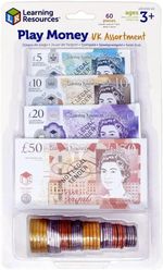 Learning Resources LSP2725UK Play Money Uk Assortment, Multicoloured 