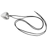 Heart Shape Charm Neck Pendant Fashion Wax Cord Necklace Simple Neck Chain