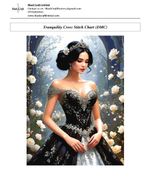 Tranquility (Lady) Cross Stitch Chart Pattern Pack in DMC