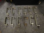 10 x 25mm Hook Clamps Theatre Stage DJ Lighting Bracket Stage Mount Deck Stand