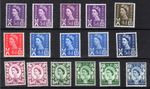 SCOTLAND SG S1-S13  pre decimal SET CONTAINS 16  STAMPS  UM