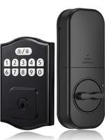 Keyless Entry Door Lock Electronic Deadbolt 200 Codes Auto Lock Smart Lock