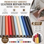 Self Adhesive Leather Repair Patch Tape PU Sofa Car Seat Furniture Fix Roll UK