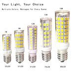 E14 LED Corn Bulb Warm/Neutral/Cool White7W 9W 12W 15W 18W  Bright  Lamp 220V UK