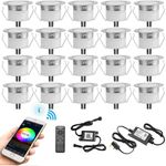 WIFI/BT 30mm RGB Led Decking Lights Plinth Lights For Terrace/Patio/Garden UK