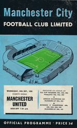 FA CHARITY SHIELD PROGRAMME 1956 Manchester City v Manchester United with TOKEN