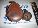 WW1 British officers compass in leather case stamped NKS