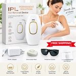 LuxeCare IPL Silk Pro Hair Removal Handset for Women Home Use Hair Reduction UK