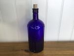 Poison Bottle Cobalt Blue Glass