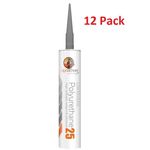 Cromar Alpha Chem Polyurethane 25 Sealant Black 12 x 300ml Pack Tiger Seal